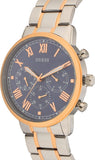  Shop Authentic Guess Hendrix Chronograph Blue Dial Two Tone Steel Strap Watch for Men - W1309G4 - Luxxuri