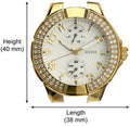  Shop Authentic Guess Mini Prism Diamonds White Dial Gold Steel Strap Watch for Women - W15072L1 - Luxxuri