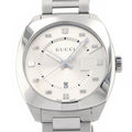  Shop Authentic Gucci GG2570 Silver Dial Silver Steel Strap Watch For Men - YA142308 - Luxxuri