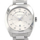  Shop Authentic Gucci GG2570 Silver Dial Silver Steel Strap Watch For Men - YA142308 - Luxxuri