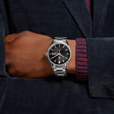  Shop Authentic Tag Heuer Carrera Calibre 5 Automatic Black Dial Silver Steel Strap Watch for Men - WAR201C.BA0723 - Luxxuri