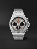  Shop Authentic Breitling Chronomat B01 42mm Silver Dial Silver Steel Strap Watch for Men - AB0134101G1A1 - Luxxuri