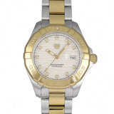  Shop Authentic Tag Heuer Aquaracer Automatic Diamonds Silver Dial Two Tone Steel Strap Watch for Women - WBD2321.BB0320 - Luxxuri