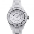  Shop Authentic Chanel J12 Diamonds Mother of Pearl White Dial White Steel Strap Watch for Women - J12 H5704 - Luxxuri