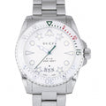  Shop Authentic Gucci Dive Quartz White Dial Silver Steel Strap Watch For Men - YA136336 - Luxxuri