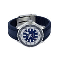 Shop Authentic Breitling Superocean Automatic 44 Blue Dial Blue Rubber Strap Watch for Men - A17376211C1S1 - Luxxuri