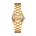 Shop Authentic Michael Kors Everest Three-Hand Mother of Pearl White Dial Gold Steel Strap Watch For Women - MK7363 - Luxxuri