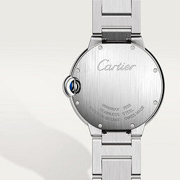 Cartier Ballon Bleu De Cartier Silver Dial Silver Steel Strap Watch for Women - W69011Z4