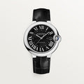  Shop Authentic Cartier Ballon Bleu De Cartier Black Dial Black Leather Strap Watch for Men - WSBB0003 - Luxxuri