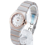  Shop Authentic Omega Constellation Quartz Diamonds Mother of Pearl Dial Two Tone Steel Strap Watch for Women - 131.25.25.60.55.001 - Luxxuri