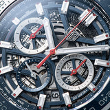  Shop Authentic Tag Heuer Carrera Chronograph Blue Dial Silver Steel Strap Watch for Men - CBG2A11.BA0654 - Luxxuri