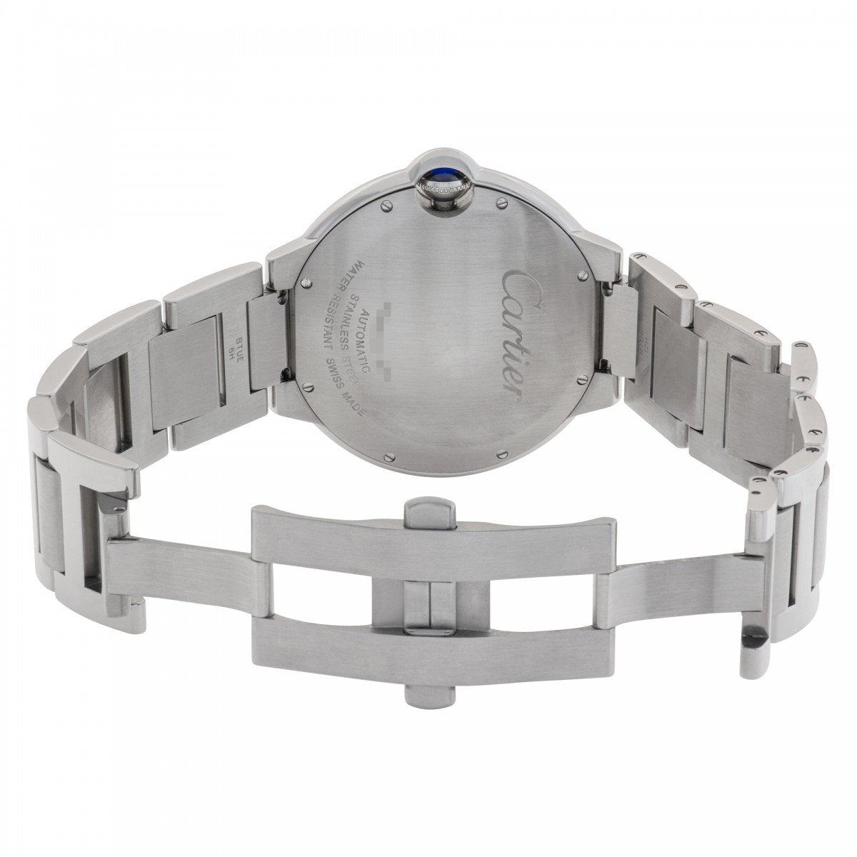  Shop Authentic Cartier Ballon Bleu De Cartier Silver Dial Silver Steel Strap Watch for Men - WSBB0049 - Luxxuri