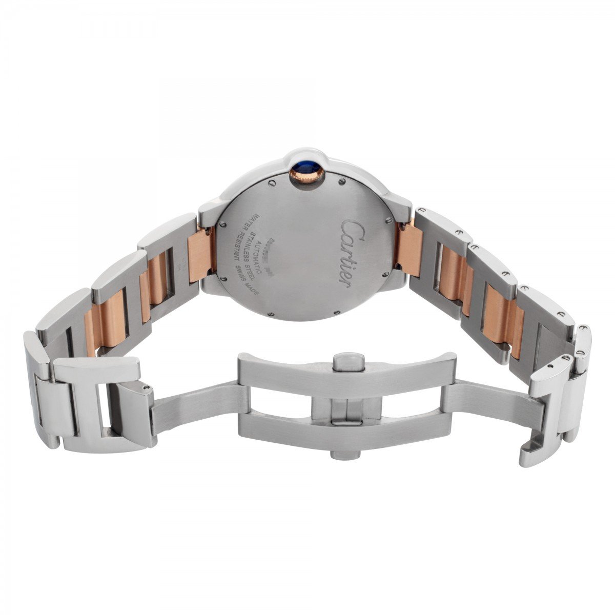  Shop Authentic Cartier Ballon Bleu de Cartier Brown Dial Two Tone Steel Strap Watch for Men - W6920032 - Luxxuri