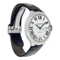  Shop Authentic Cartier Ballon Bleu de Cartier Silver Dial Black Leather Strap Watch for Men - WSBB0026 - Luxxuri