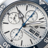 Shop Authentic Breitling Superocean Heritage Chronograph 44 Ocean Conservancy Silver Dial Two Tone NATO Strap Watch for Men - A133131A1G1W1 - Luxxuri