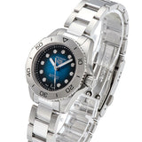  Shop Authentic Tag Heuer Aquaracer Professional 200 Automatic Diamond Blue Dial Silver Steel Strap Watch for Women - WBP2411.BA0622 - Luxxuri