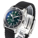  Shop Authentic Breitling Superocean Heritage B20 Automatic 42 Green Dial Black Mesh Bracelet Watch for Women - AB2010121L1S1 - Luxxuri