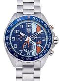  Shop Authentic Tag Heuer Formula 1 Gulf Edition Chronograph Blue Dial Silver Steel Strap Watch for Men - CAZ101AT.BA0842 - Luxxuri