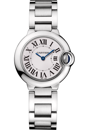  Shop Authentic Cartier Ballon Bleu De Cartier Silver Dial Silver Steel Strap Watch for Men - WSBB0049 - Luxxuri
