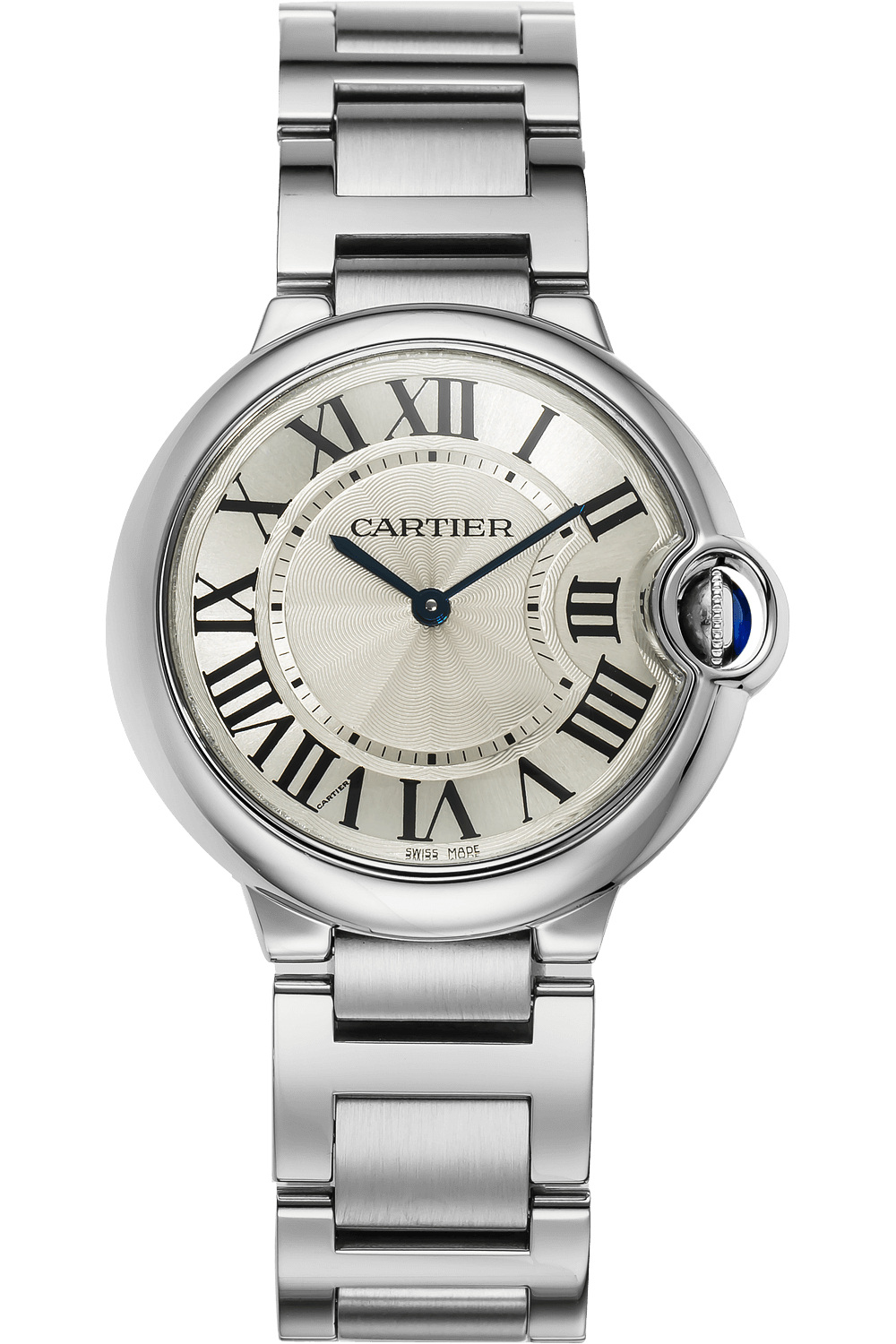  Shop Authentic Cartier Ballon Bleu De Cartier Silver Dial Silver Steel Strap Watch for Women - W69011Z4 - Luxxuri