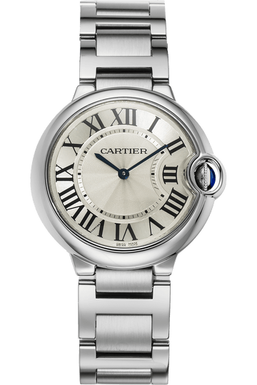  Shop Authentic Cartier Ballon Bleu De Cartier Silver Dial Silver Steel Strap Watch for Women - W69011Z4 - Luxxuri