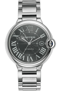  Shop Authentic Cartier Ballon Bleu de Cartier Black Dial Silver Steel Strap Watch for Men - W6920042 - Luxxuri