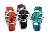  Shop Authentic Gucci Interlocking G Quartz Orange Dial Orange Leather Strap Watch For Women - YA133316 - Luxxuri