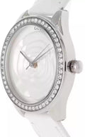  Shop Authentic Guess Rosette Analog White Dial White Leather Strap Watch For Women - W75043L1 - Luxxuri