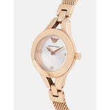  Shop Authentic Emporio Armani Chiara Silver Dial Rose Gold Steel Strap Watch For Women - AR7362 - Luxxuri