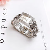  Shop Authentic Guess Mod Heavy Metal Diamonds Silver Dial Silver Steel Strap Watch for Women - W95088L1 - Luxxuri