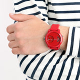 Shop Authentic Tommy Hilfiger Denim Red Dial Red Rubber Strap Watch for Men - 1791557 - Luxxuri