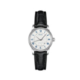  Shop Authentic Mido Baroncelli III Automatic Silver Dial Black Leather Strap Watch For Women - M7600.4.21.4 - Luxxuri