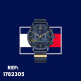  Shop Authentic Tommy Hilfiger Blake Quartz Blue Dial Blue Mesh Bracelet Watch for Men - 1782305 - Luxxuri