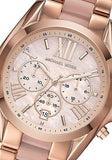  Shop Authentic Michael Kors Bradshaw Chronograph Pink Dial Two Tone Steel Strap Watch For Women - MK6830 - Luxxuri