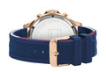  Shop Authentic Tommy Hilfiger Bank Multifunction Quartz White Dial Blue Rubber Strap Watch for Men - 1791778 - Luxxuri