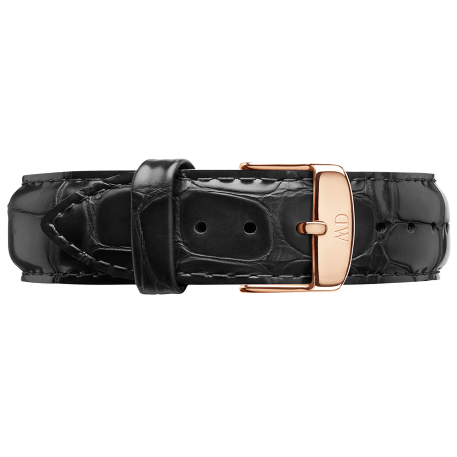 Daniel Wellington Dapper Reading White Dial Black Leather Strap Watch For Men - DW00100107