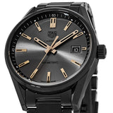  Shop Authentic Tag Heuer Carrera Special Edition Black Dial Black Leather Strap Watch for Women - WAR1113.FC6392 - Luxxuri