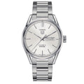  Shop Authentic Tag Heuer Carrera Calibre 5 Automatic White Dial Silver Steel Strap Watch for Men - WAR201B.BA0723 - Luxxuri