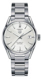  Shop Authentic Tag Heuer Carrera Automatic Caliber 5 White Dial Silver Steel Strap Watch for Men - WAR211B.BA0782 - Luxxuri