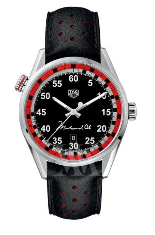  Shop Authentic Tag Heuer Carrera Muhammad Ali Black Dial Watch for Men - WAR2A11.FC6337 - Luxxuri