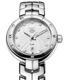  Shop Authentic Tag Heuer Link Diamonds Silver Dial Silver Steel Strap Watch for Women - WAT1413.BA0954 - Luxxuri