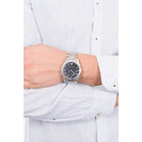  Shop Authentic Emporio Armani Valente Chronograph Quartz Black Dial Silver Steel Strap Watch For Men - AR11083 - Luxxuri