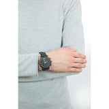  Shop Authentic Emporio Armani Luigi Chronohraph Black Dial Black Leather Strap Watch For Men - AR1970 - Luxxuri