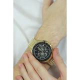  Shop Authentic Maserati Traguardo Chronograph Black Dial Gold Steel Strap Watch For Men - R8873612041 - Luxxuri