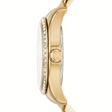  Shop Authentic Michael Kors Lexington Mother of Pearl White Dial Gold Steel Strap Watch for Women - MK1079 - Luxxuri