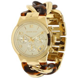  Shop Authentic Michael Kors Runway Gold Dial Two Tone Steel Strap Watch for Women - MK4222 - Luxxuri