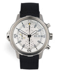  Shop Authentic IWC Aquatimer Chronograph White Dial Black Rubber Strap Watch for Men - IW376801 - Luxxuri