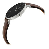  Shop Authentic Daniel Wellington Classic Petite Bristol Black Dial Brown Leather Strap Watch For Women - DW00100177 - Luxxuri