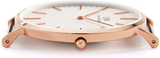  Shop Authentic Daniel Wellington Classic South Hampton White Dial Two Tone Nylon Strap Watch For Women - DW00100034 - Luxxuri