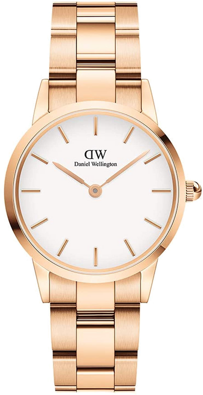  Shop Authentic Daniel Wellington Iconic Link White Dial Rose Gold Steel Strap Watch for Women - DW00100213 - Luxxuri